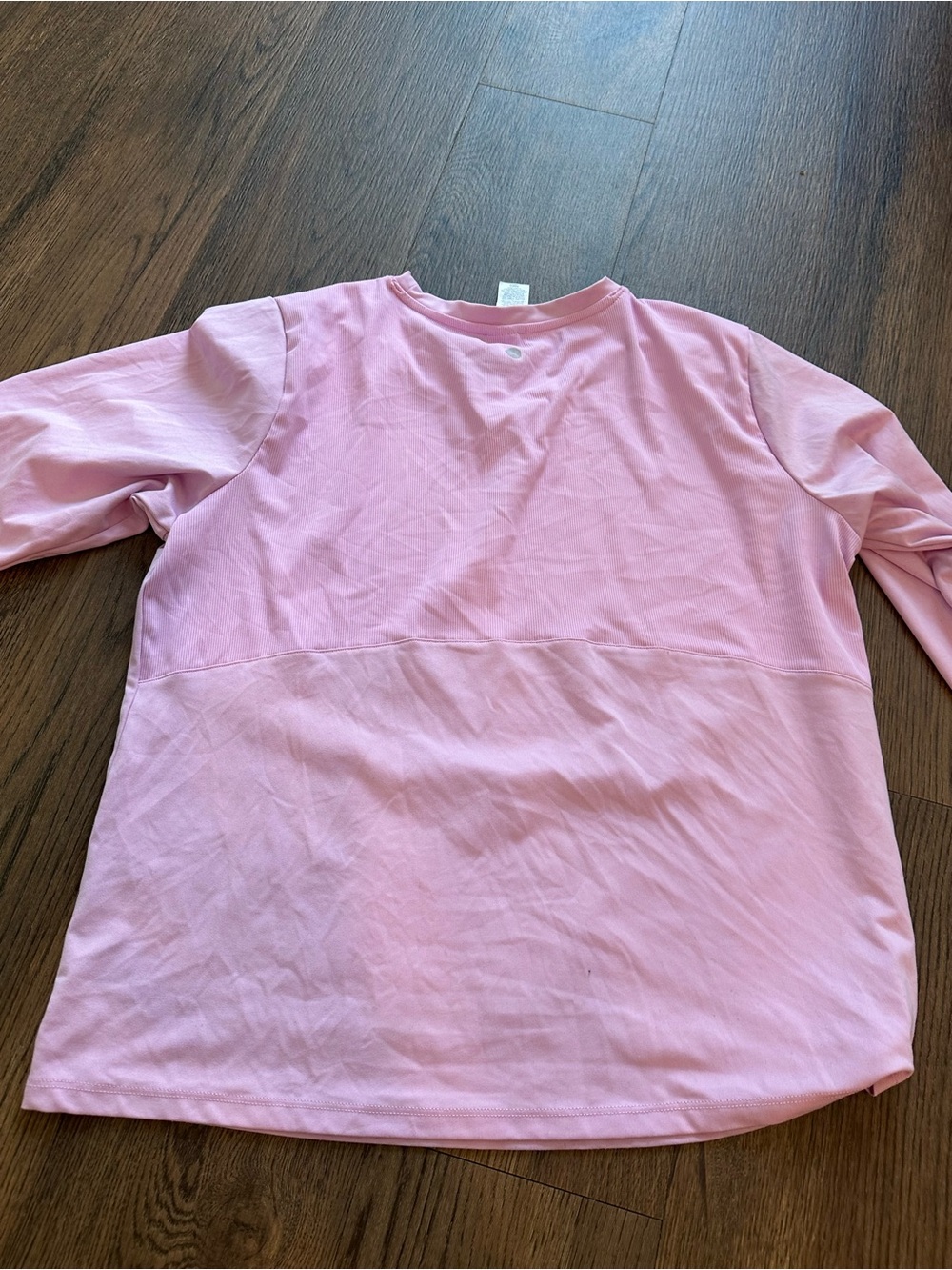 RBX Girls' Light Pink Long-Sleeve Crewneck Top